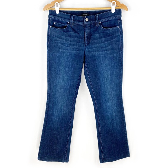 Ann Taylor Jeans Modern Straight Leg Hemmed 6 - Picture 1 of 7